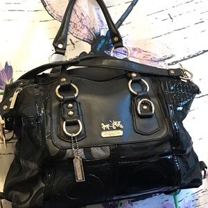 SOLD Coach Leather Satchel with Shoulder Strap